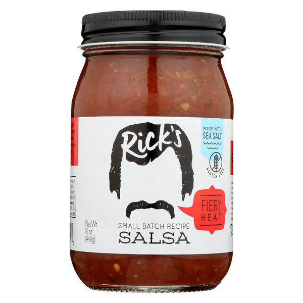 Rick's Fiery Heat Salsa Full Case (12 jars)
