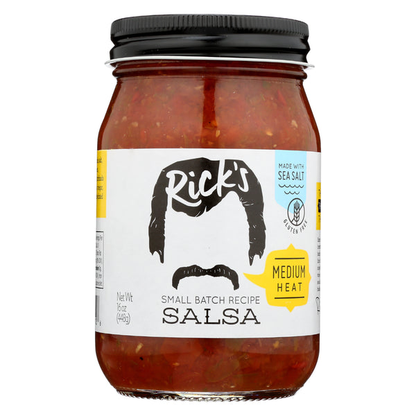 Rick's Medium Heat Salsa Full Case (12 jars)